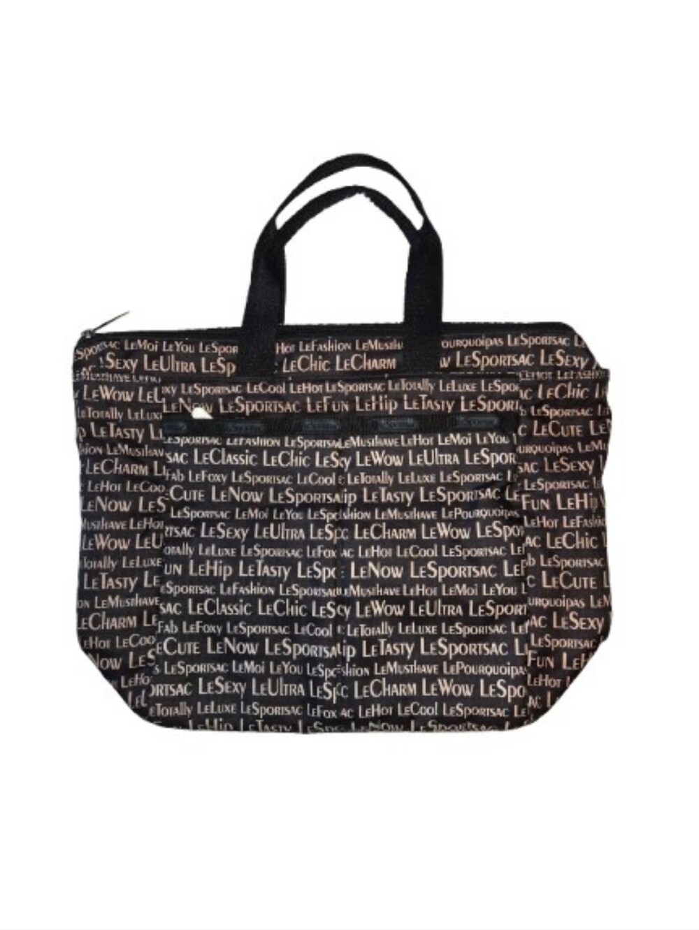 LeSportSac By Jonathan Adler Logo Double Handle Bag